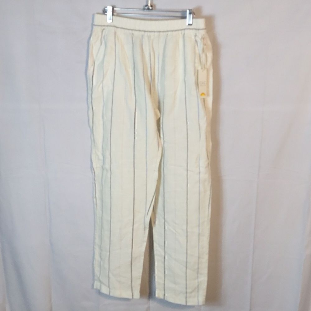 C&C California Women's Striped Linen Pants
